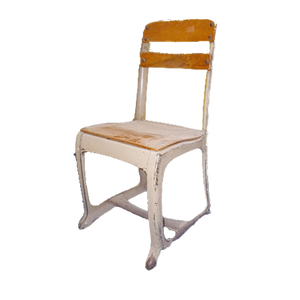 Vintage Kids School Chairs / Doll Chairs