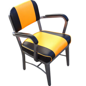 McDowell & Craig Guest Chair - Orange and Black